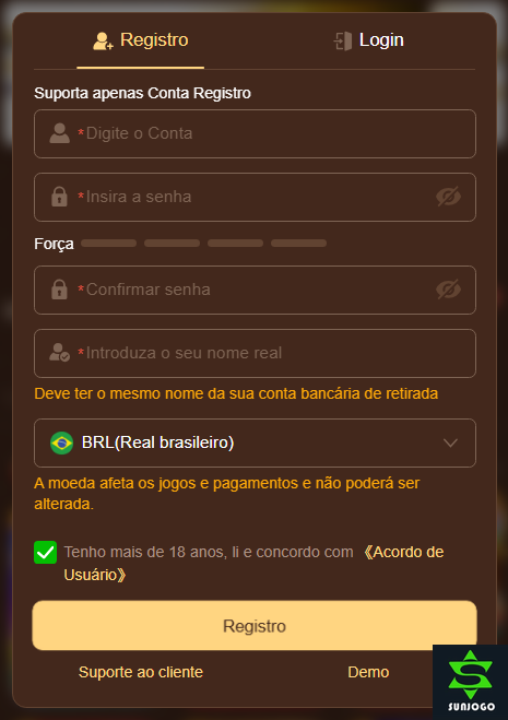 Recompensas VIP sunjogo.com